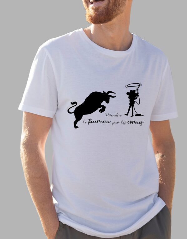 T-shirt humour taureau