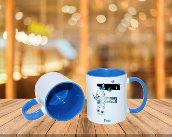 Tasses personnalisées : écriture féerique – Image 6