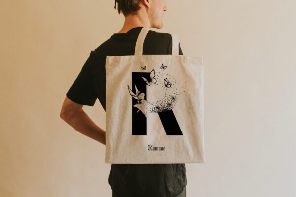 Totebag personnalisé : écriture féerique – Image 4