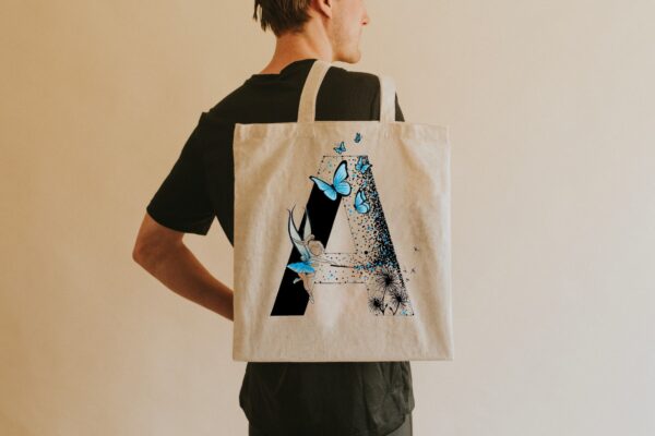 Totebag personnalisé : écriture féerique