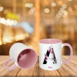 Tasses personnalisés : écriture féerique