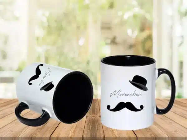 Movember moustache - Mug – Image 10