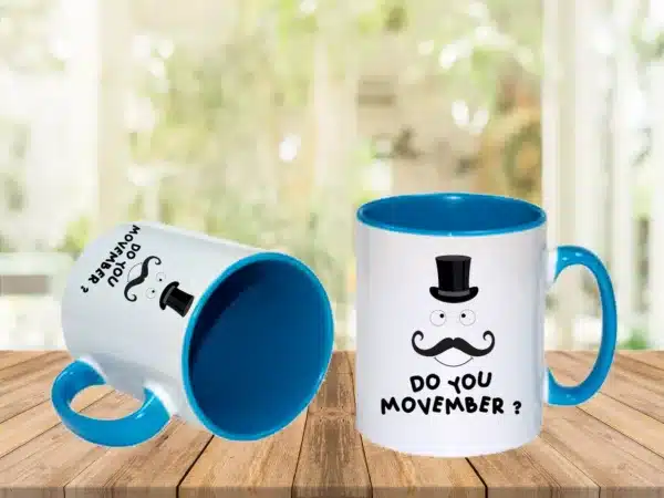 Movember moustache - Mug – Image 6