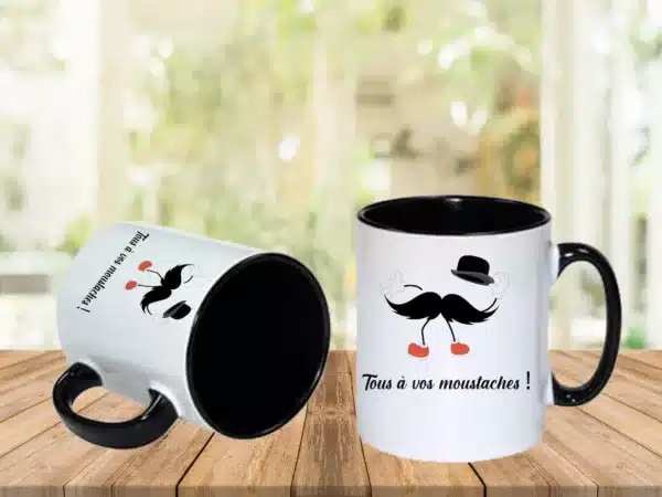 Movember moustache - Mug – Image 8