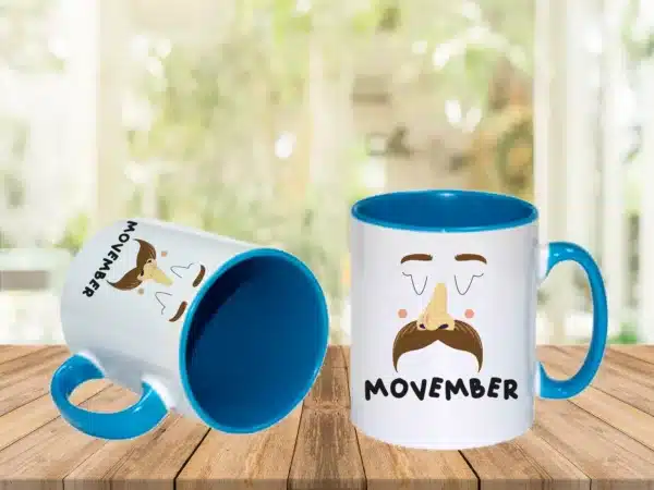 Movember moustache - Mug – Image 7