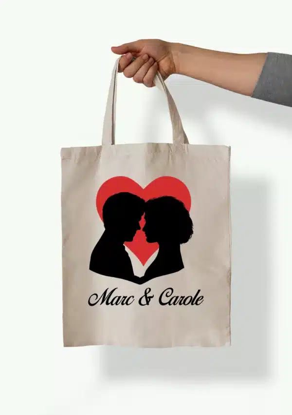 Tote bag amour – Image 7
