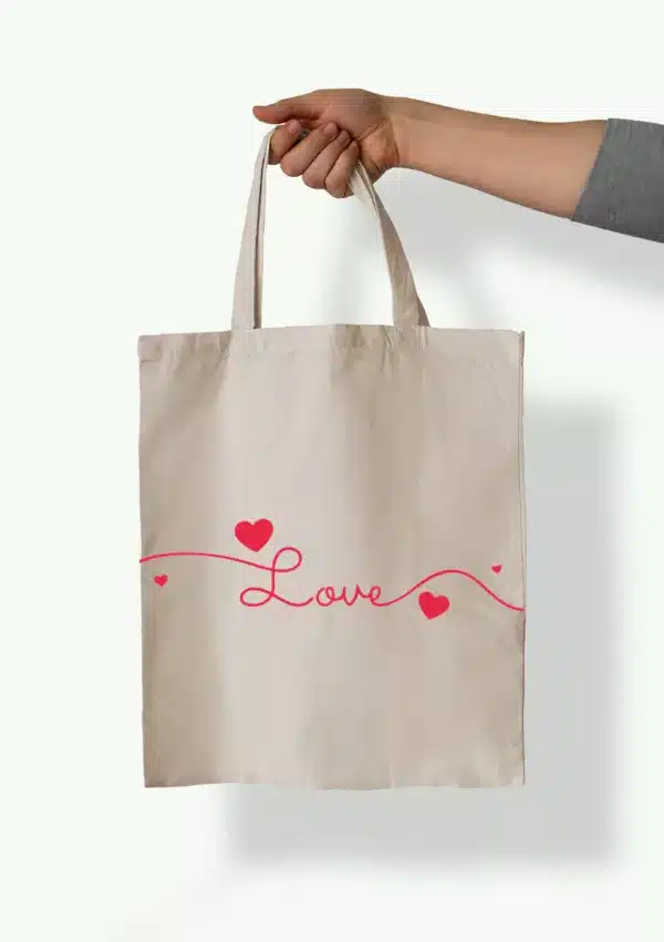 Tote bag amour – Image 5