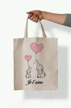 Tote bag amour