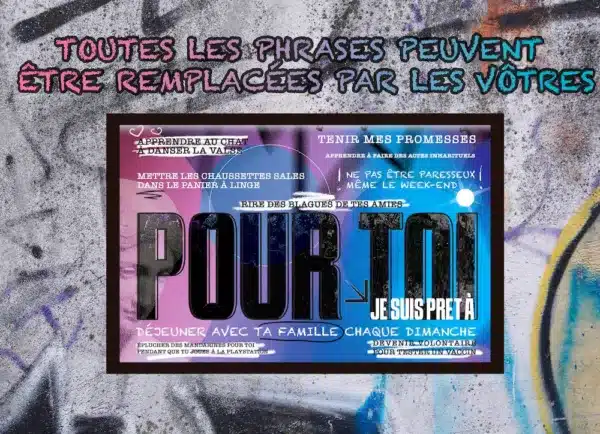 Tableau Saint-Valentin Personnalisable – Image 2