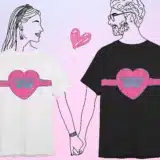 T-shirt Couple Saint-Valentin