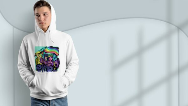 Sweat LGBT blanc – Image 7