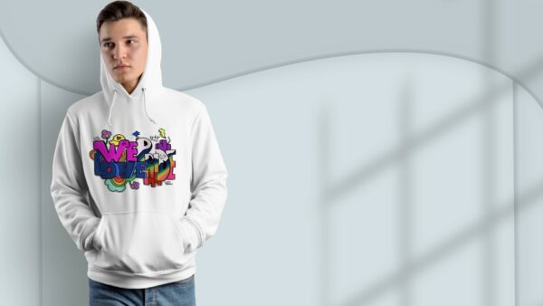 Sweat LGBT blanc – Image 4