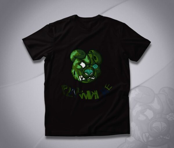 Tshirt teddy bear (vert) – Image 3