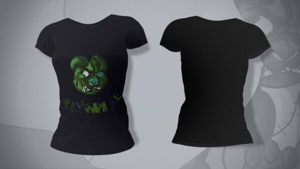 Tshirt teddy bear (vert) – Image 2