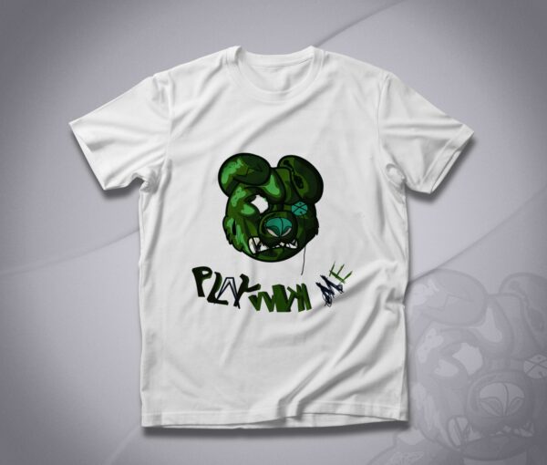 Tshirt teddy bear (vert) – Image 4