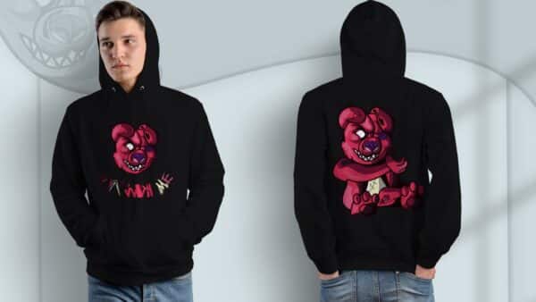 Sweat teddy bear (rose) – Image 3