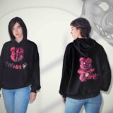 Sweat teddy bear (rose) – Image 2