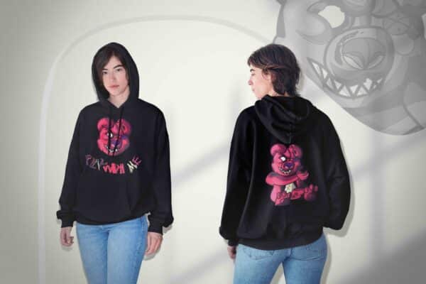 Sweat teddy bear (rose) – Image 2