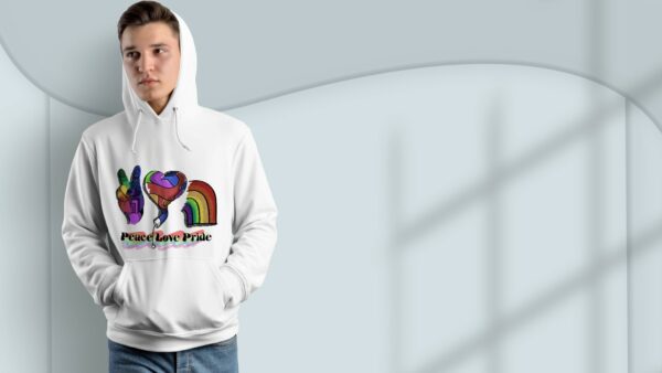 Sweat LGBT blanc – Image 5