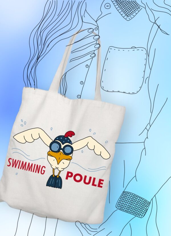 Tshirt humoristique : Swimming poule – Image 8