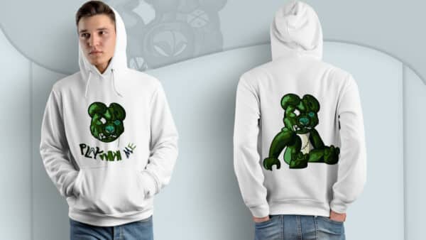 Tshirt teddy bear (vert) – Image 7