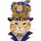 Steampunk fashion style : Chat – Image 3