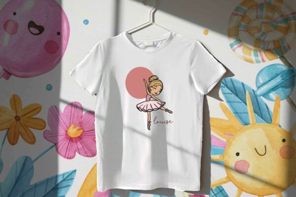 t shirt ballerine