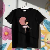 t-shirt fille ballerine