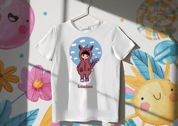 licorne tshirt fille