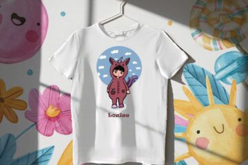 licorne t-shirt fille