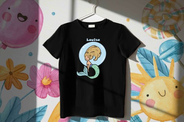 sirène t-shirt fille