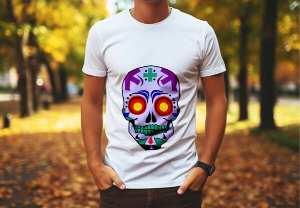 t-shirt tête de mort – Image 3