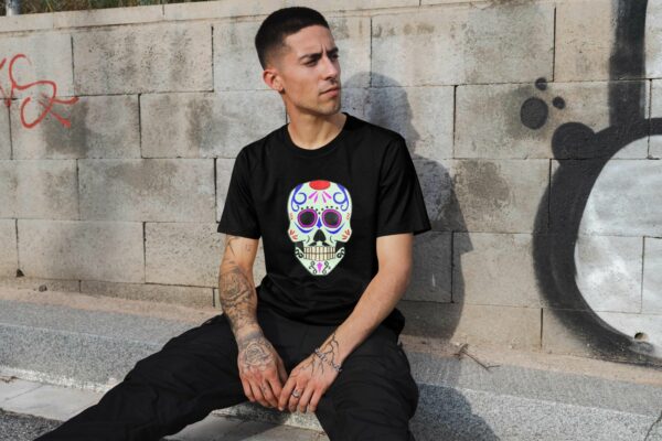 t-shirt tête de mort – Image 4