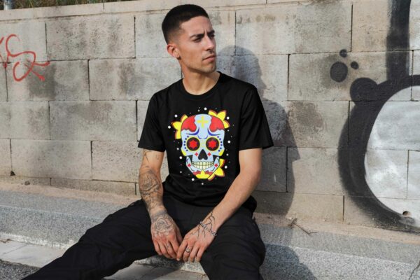 t-shirt tête de mort – Image 6