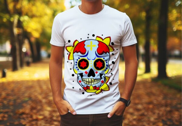 t-shirt tête de mort – Image 15