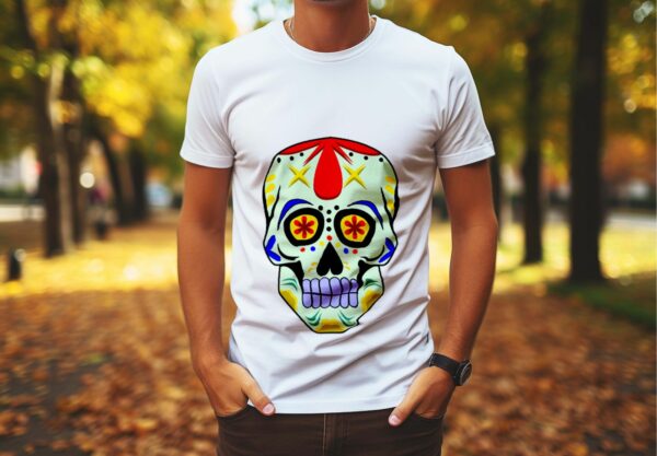 t-shirt tête de mort