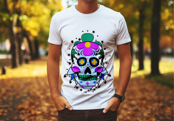 t-shirt tête de mort – Image 10