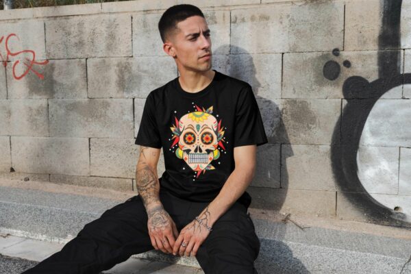 t-shirt tête de mort – Image 9