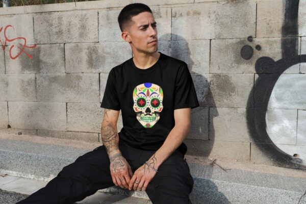 t-shirt tête de mort – Image 8