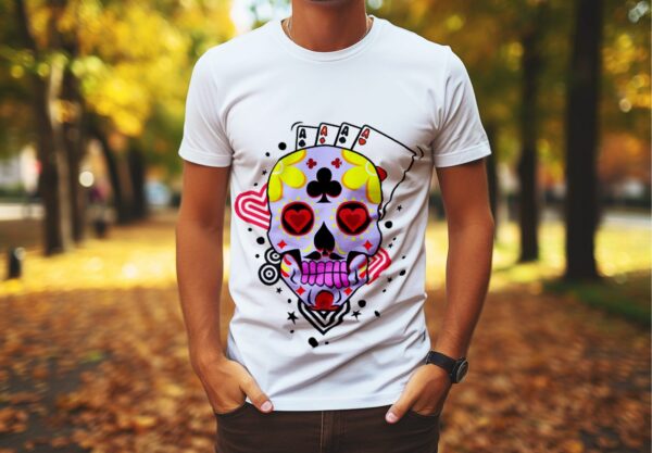t-shirt tête de mort – Image 17