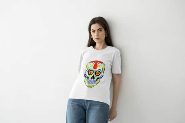 t-shirt tête de mort