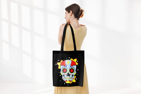 Tote bag tête de mort – Image 3