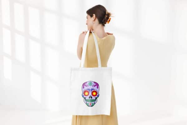 Tote bag tête de mort – Image 17