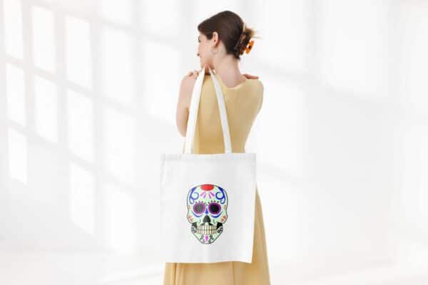 Tote bag tête de mort – Image 18