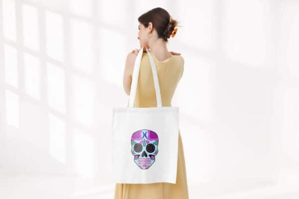 Tote bag tête de mort – Image 19