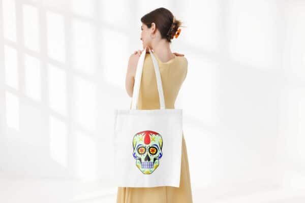 Tote bag tête de mort – Image 11