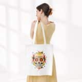 Tote bag tête de mort – Image 9