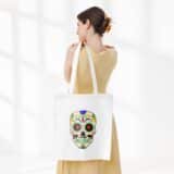 Tote bag tête de mort – Image 8