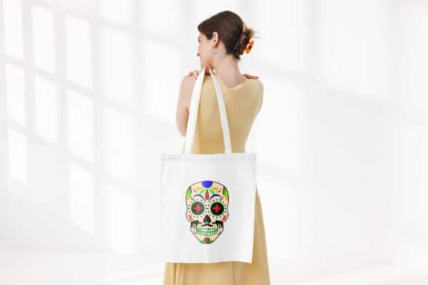 Tote bag tête de mort – Image 8
