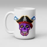 Mug Skull art